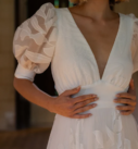 Robe de mariée l'Evanescente de l'Amusée Paris arrive à Bruxelles